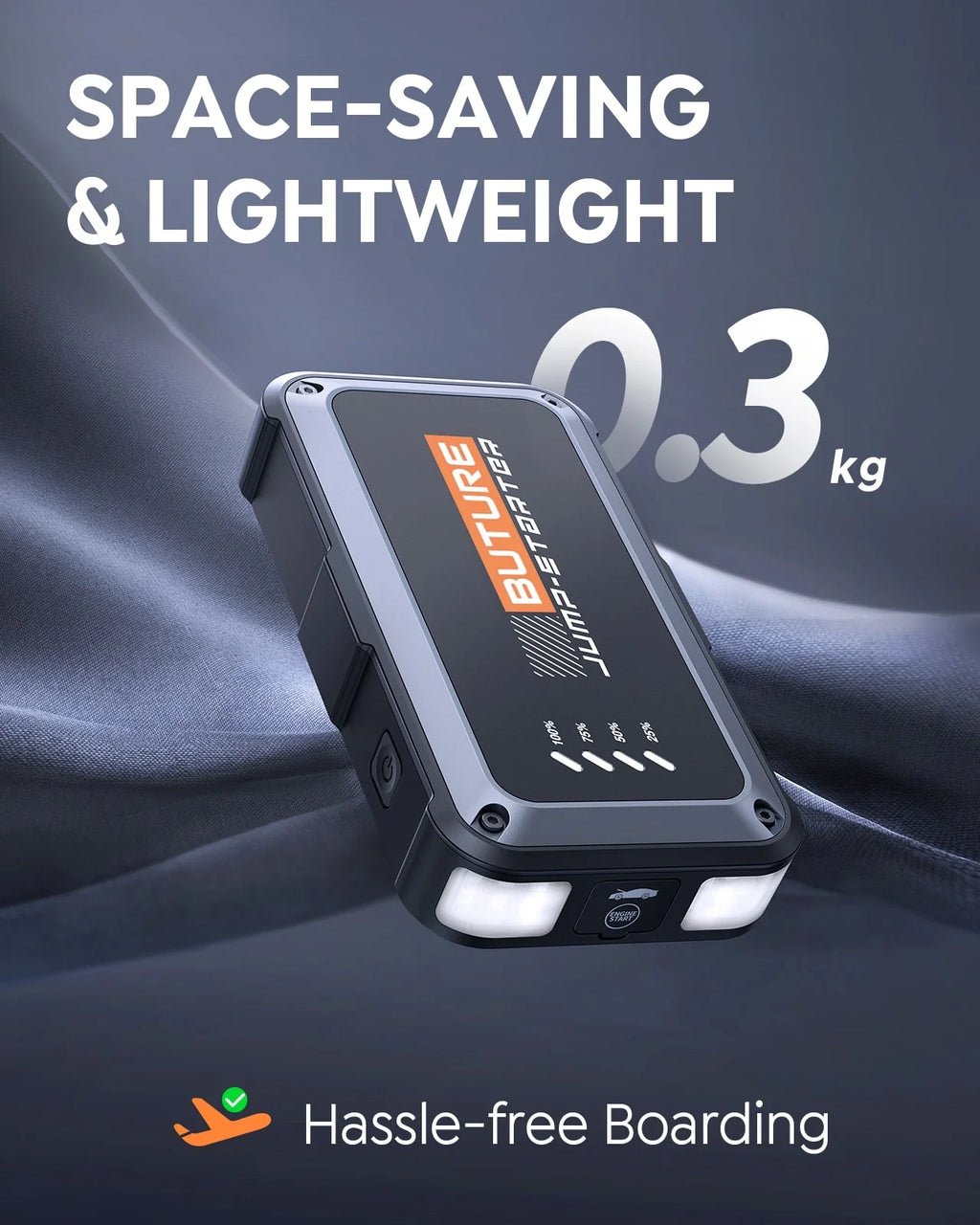 【Hot Sale】Buture Beta08 Portable Car Jump Starter 3000A 16800mAh